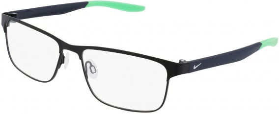 NIKE OPTICAL NIKE 8130-54 glasses in SATIN BLACK/ELECTRO GREEN