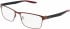 NIKE OPTICAL NIKE 8130-54 glasses in SATIN WALNUT/DARK BEETROOT