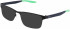NIKE OPTICAL NIKE 8130-54 Sunglasses in SATIN BLACK/ELECTRO GREEN