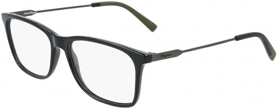 Salvatore Ferragamo SF2876 glasses in Black/Matte Ruthenium