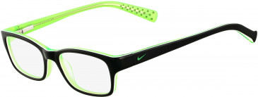 Nike NIKE 5513-47 glasses in Black/Green/Crystal