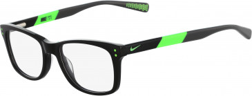 Nike NIKE 5538-46 glasses in Black-Flash Lime