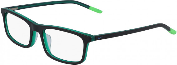 Nike NIKE 5540-47 glasses in Matte Black/Electric Green
