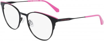 Calvin Klein Jeans CKJ21208 glasses in Black/Bright Rose