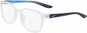 Nike NIKE 5027 glasses in Clear/Midnight Navy
