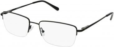 Marchon M-2016 glasses in Satin Black