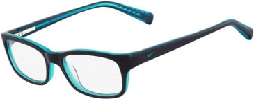 Nike NIKE 5513-49 glasses in Navy/Hyper Jade