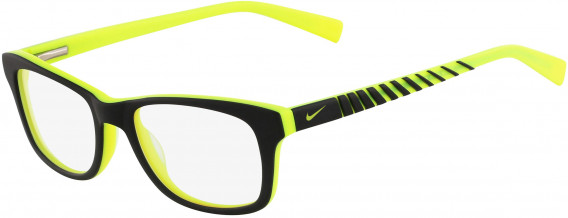 Nike NIKE 5509-46 glasses in Black/Volt