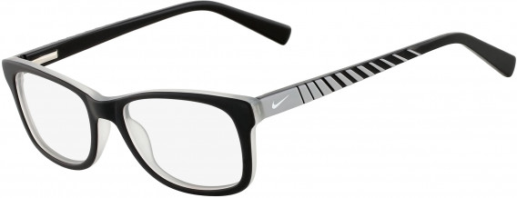 Nike NIKE 5509-46 glasses in Satin Black / Grey