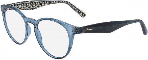 Salvatore Ferragamo SF2867 glasses in Crystal Light Blue