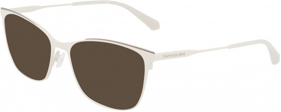 Calvin Klein Jeans CKJ21207 sunglasses in Light Beige/Beige
