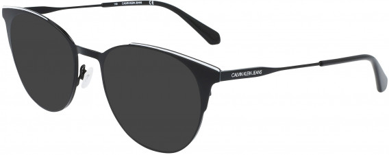 Calvin Klein Jeans CKJ21208 sunglasses in Black/White