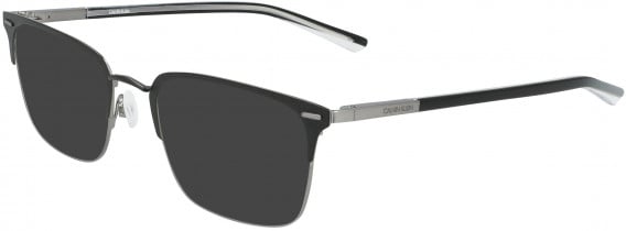 Calvin Klein CK21302 sunglasses in Satin Black
