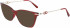 Salvatore Ferragamo SF2891 sunglasses in Crystal Burgundy