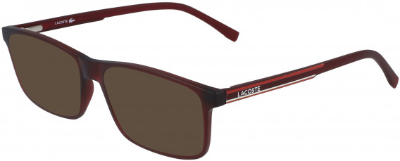 Lacoste L2858 sunglasses in Matte Dark Red