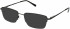 Marchon M-2016 sunglasses in Satin Black