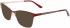Marchon M-4009 sunglasses in Matte Bordeaux/Rose Gold
