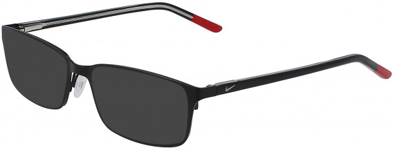 Nike NIKE 5580-49 sunglasses in Satin Black/Gym Red