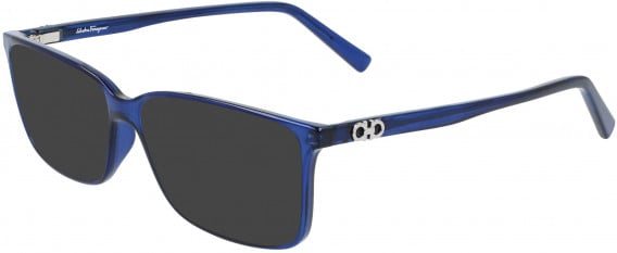 Salvatore Ferragamo SF2894 sunglasses in Crystal Blue