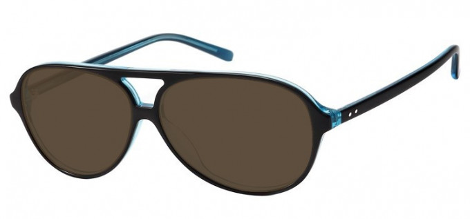 Sunglasses in Black/Turquoise