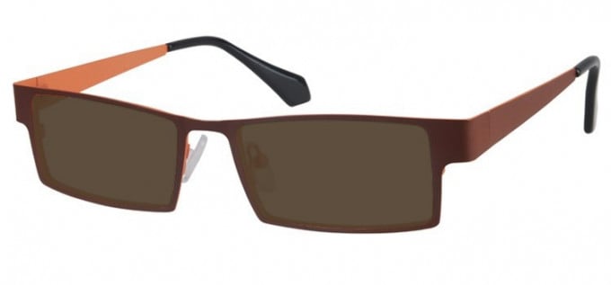 Sunglasses in Brown/Orange