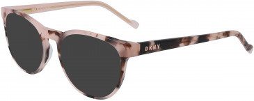 DKNY DK5000 sunglasses in Blush Tortoise
