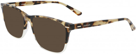 Calvin Klein CK21502-53 sunglasses in Khaki Tortoise
