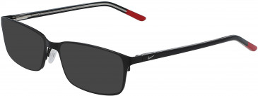 Nike NIKE 5580-52 sunglasses in Satin Black/Gym Red