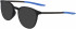 Nike NIKE 7280 sunglasses in Matte Black/Pacific Blue