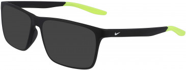 Nike NIKE 7116 sunglasses in Matte Black/Volt