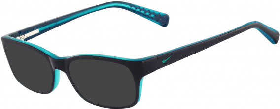 Nike NIKE 5513-49 sunglasses in Navy/Hyper Jade