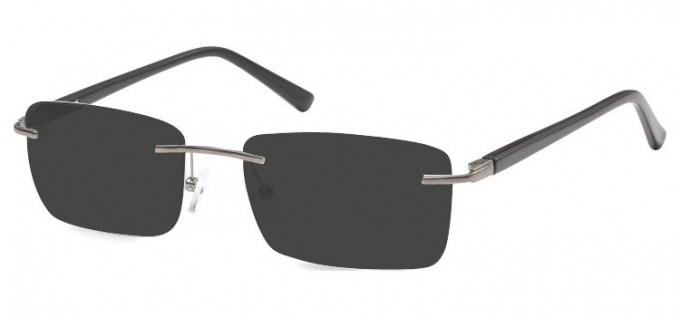 Sunglasses in Light Gunmetal