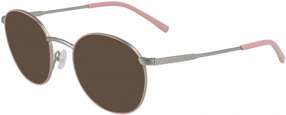 Lacoste L3108 sunglasses in Pink/Silver