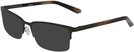 Dragon DR2014 sunglasses in Matte Olive/Amber Wood