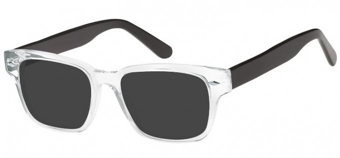 Sunglasses in Clear/Black