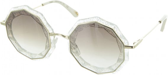 Chloé CE160S sunglasses in Gold/Sparkle/Brown