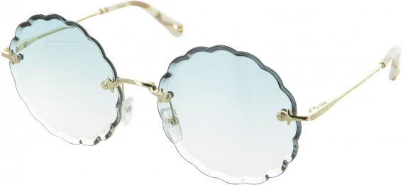 Chloé CE142S-60 sunglasses in Gold/Blue