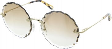 Chloé CE142S-60 sunglasses in Rose Gold/Brown