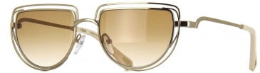 Chloé CE164S sunglasses in Gold Gradient Brown