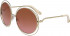 Chloé CE114SD sunglasses in Gold Brick Rose