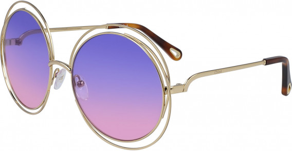 Chloé CE114SD sunglasses in Gold Violet