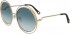 Chloé CE114SC sunglasses in Gold/Tort