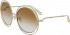 Chloé CE114SC sunglasses in Light Gold Marble