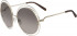 Chloé CE114S sunglasses in Light Gold Brown Tint