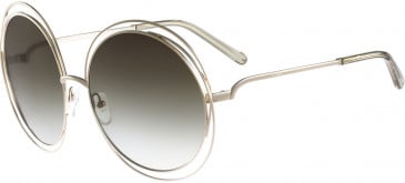 Chloé CE114S sunglasses in Light Gold Green Tint