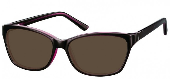 Sunglasses in Black/Purple