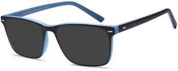 SFE-10825 sunglasses in Black Blue