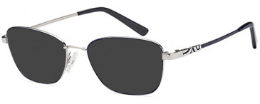 SFE-10788 sunglasses in Blue Silver