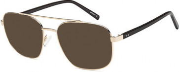 SFE-10729 sunglasses in Gold