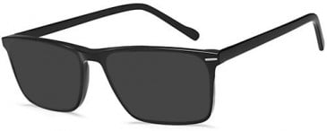 SFE-10793 sunglasses in Matt Black